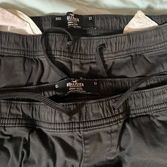 Hollister Black and Gray Jogger Pants - Picture 3 of 5